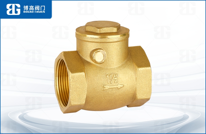 黃(huáng)銅卧式(shi)止回閥(fá)