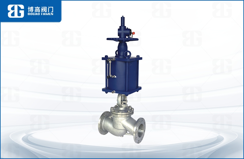 氣(qì)動法蘭(lan)截止閥(fa)